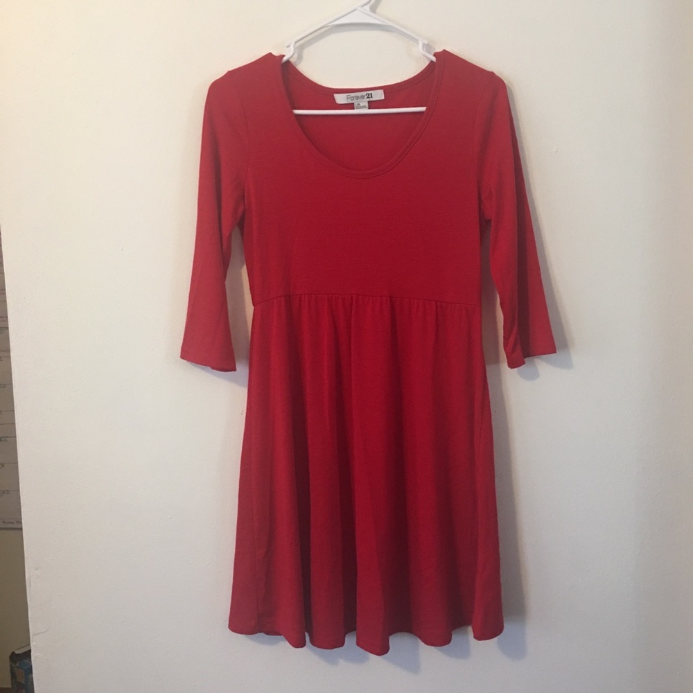 Red Peplum Dress!